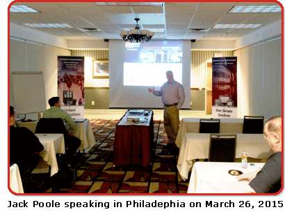 Jack Poole presenting at Gamewell FCI in Philadelphia