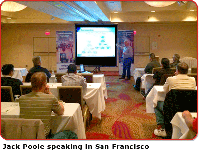 Jack Poole presenting at Gamewell FCI in San Francisco on April 29