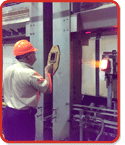 Jack Poole tours AGC glass plant in Spring Hill, KS
