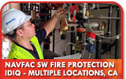 NAVFAC SW Fire Protection IDIQ - Multiple Locations, CA